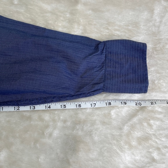 Tommy Hilfiger Men’s Blue Button Down Shirt Regular Fit Size XL 100% Cotton - Picture 9 of 11